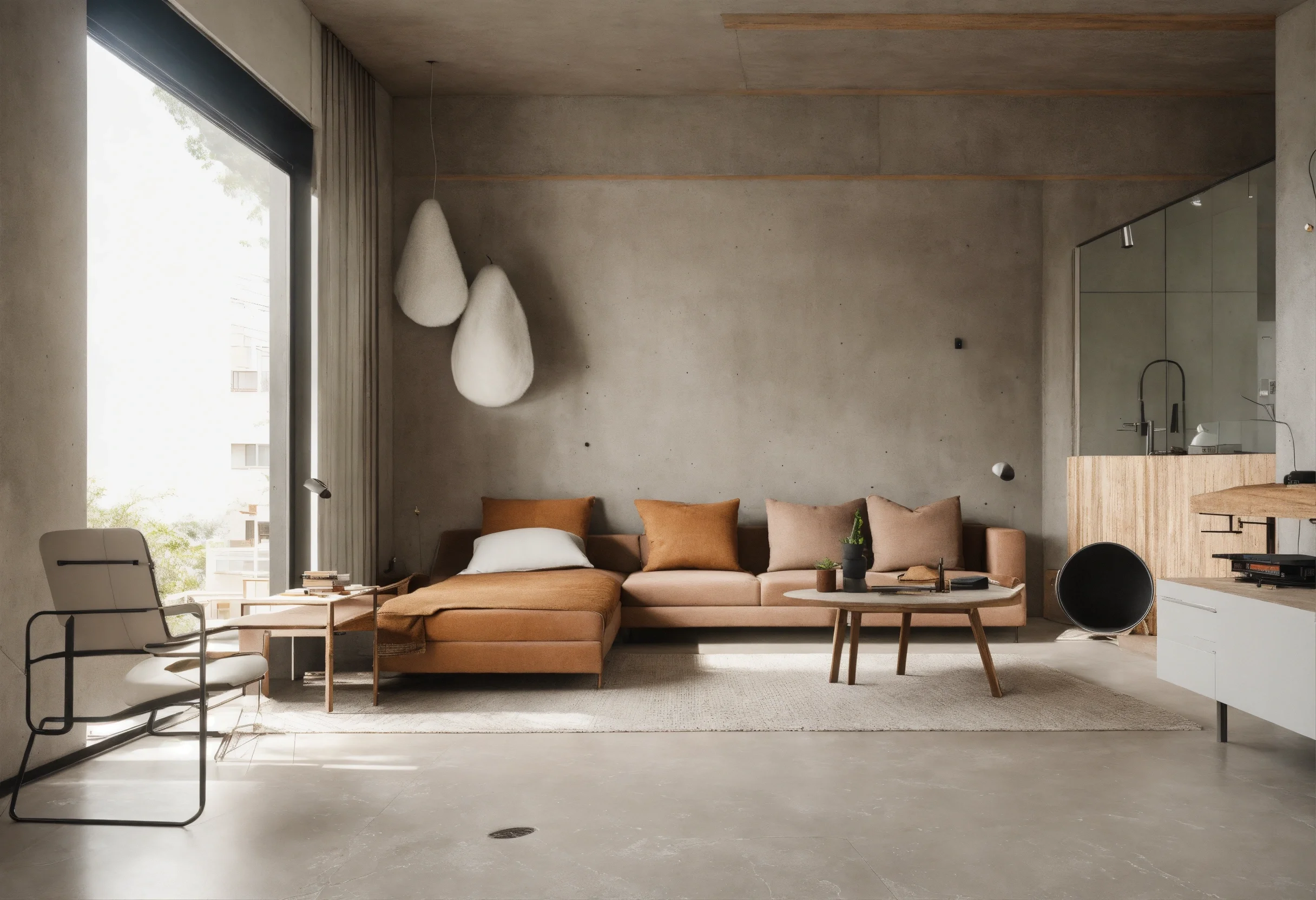 Minimalistisch thuiskantoor